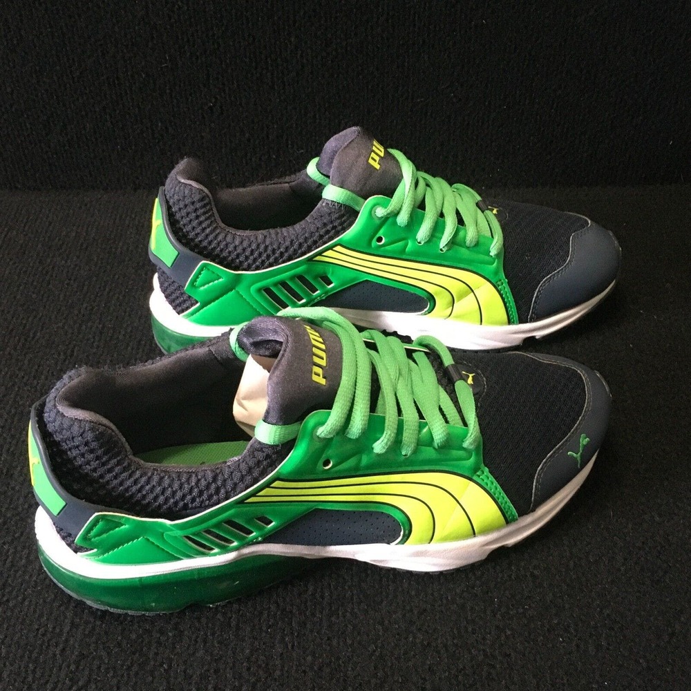 Puma‎ Mens Power Tech Blaze 187443 03 Green Lace Up Sneaker Shoes Size 8.5